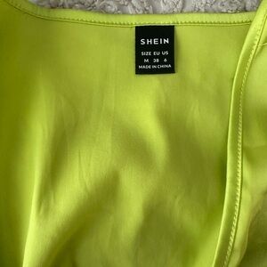 Shein Lime Green Top